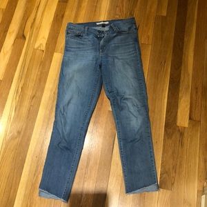 Flying monkey slightly cut jeans
